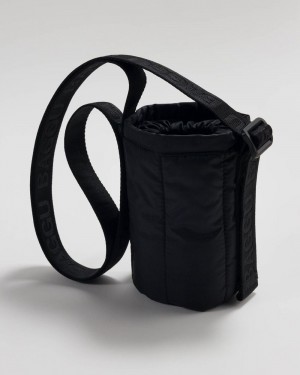 Black Baggu Puffy Water Bottle Sling | 913-VWXPRI