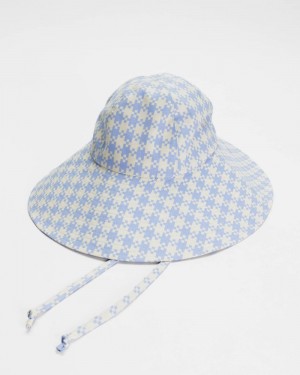 Blue Pixel Gingham Baggu Soft Sun | 832-ZSWEDT