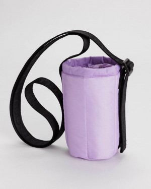 Dusty Lilac Baggu Puffy Water Bottle Sling | 430-WCMBSY