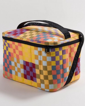 Medium Check Multi Baggu Puffy | 854-EMFLAB