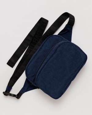 Navy Baggu Fanny Pack | 038-PXZHKQ