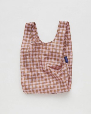 Rose Pixel Gingham Baggu Baby | 821-SJWNVC