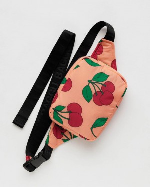 Sherbet Cherry Baggu Puffy Fanny Pack | 601-QFLSYC