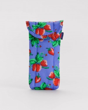 Wild Strawberries Baggu Puffy Glasses Sleeve | 680-LYHOKA