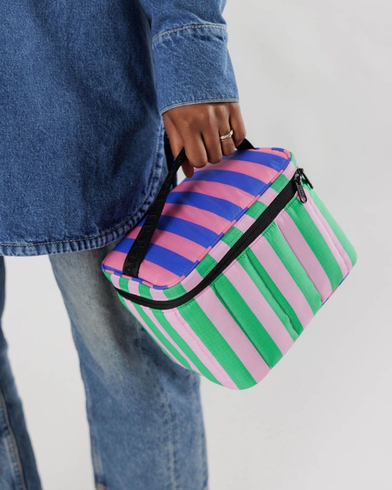 Awning Stripe Mix Baggu Puffy | 748-WSEHMF