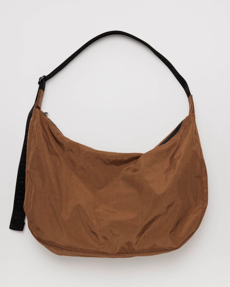 Brown Baggu Large Nylon Crescent | 792-IWDMFS