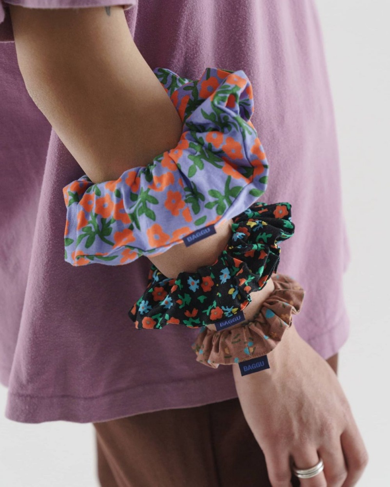 Calico Florals Baggu Scrunchie Set of 3 | 920-UQANVL