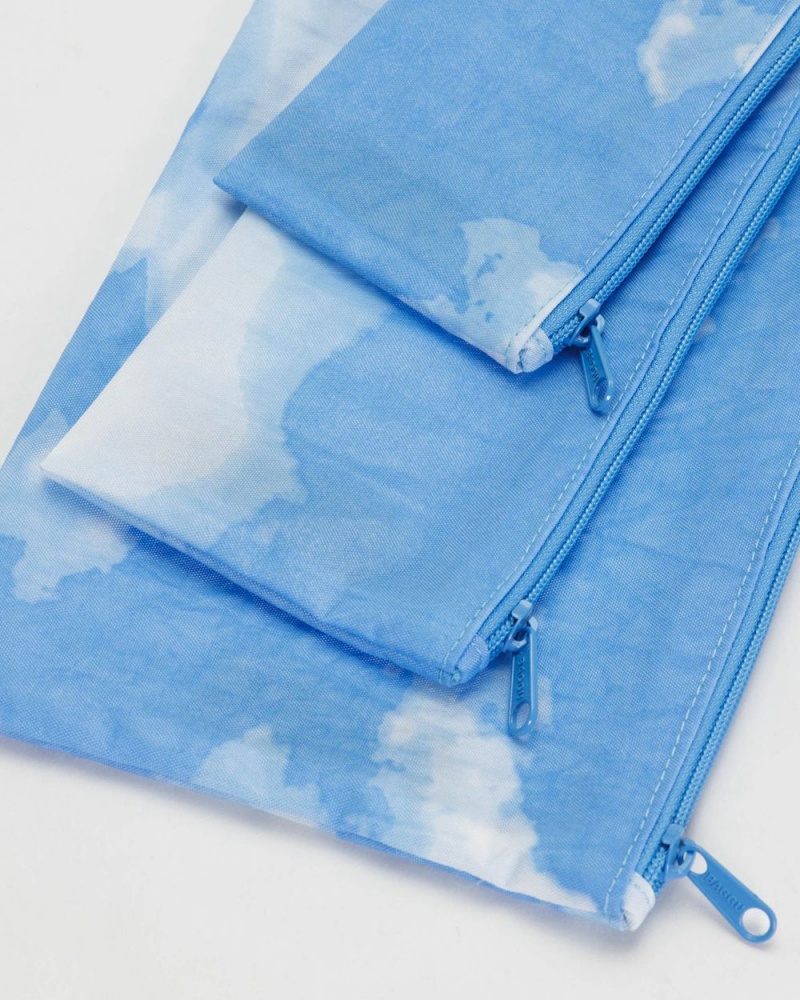 Clouds Baggu Flat Pouch Set | 563-TACRXK