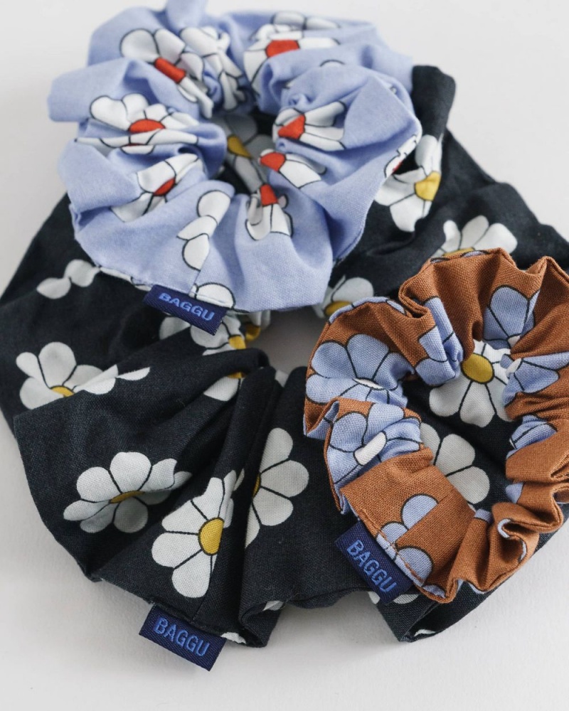 Daisies Baggu Scrunchie Set of 3 | 032-FEZXKQ