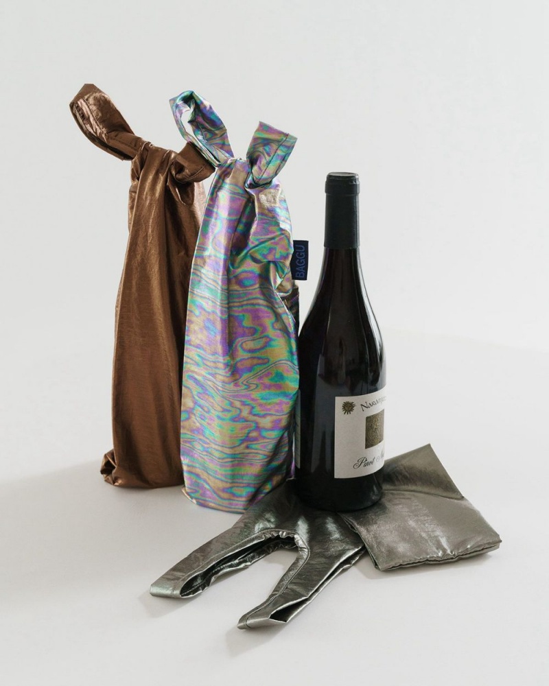 Dark Metallics Baggu Wine Set of 3 | 524-JBEKMN