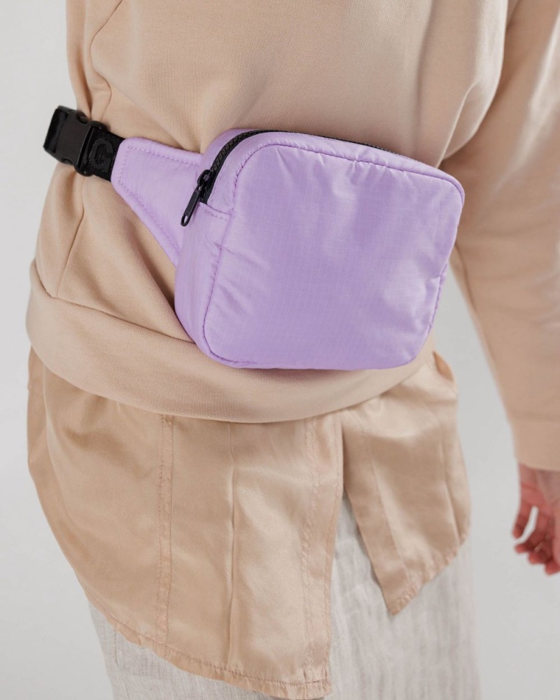 Dusty Lilac Baggu Puffy Fanny Pack | 108-GKNVLP