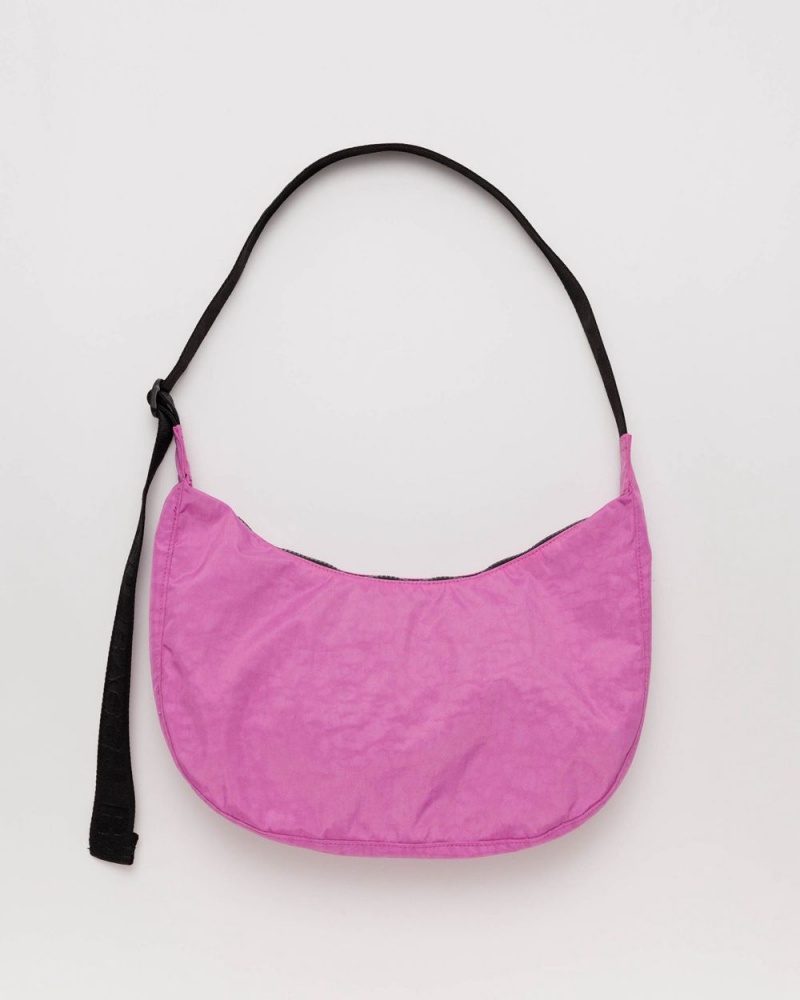 Extra Pink Baggu Medium Nylon Crescent | 496-NFOVCX