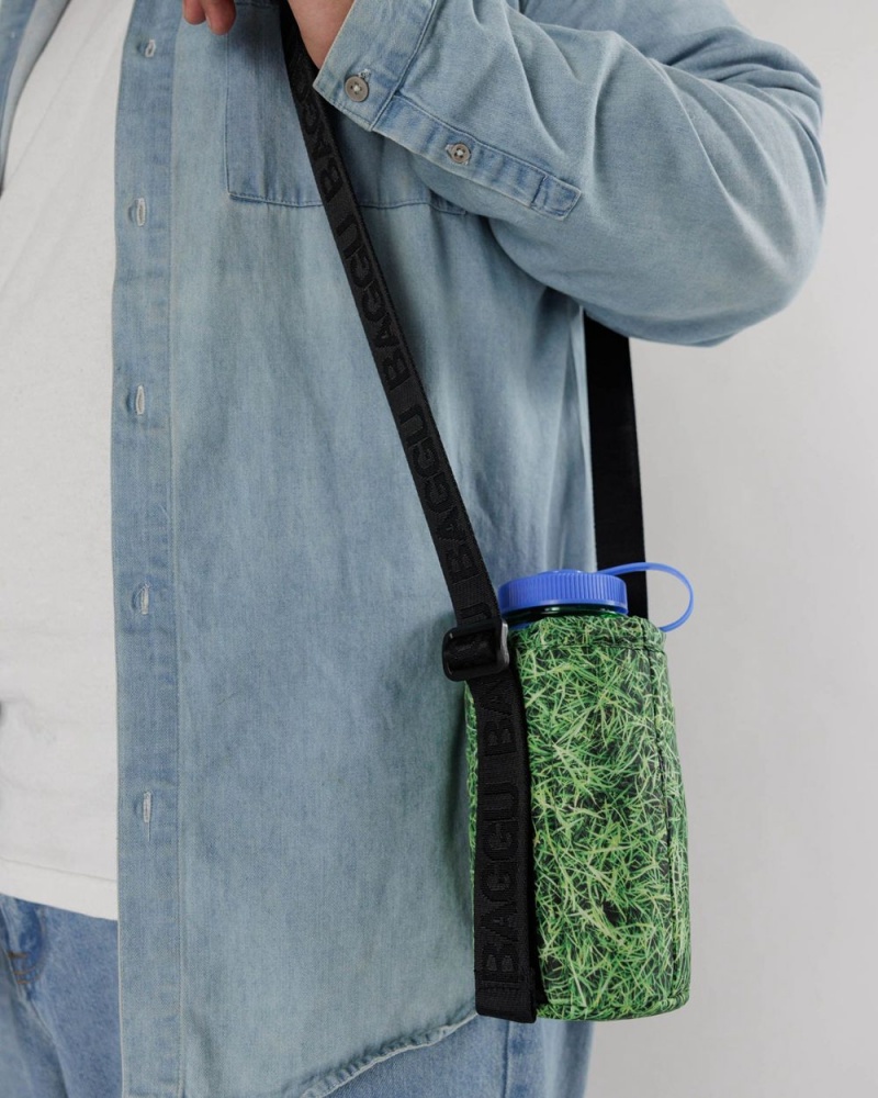 Grass Baggu Puffy Water Bottle Sling | 156-JFESQZ