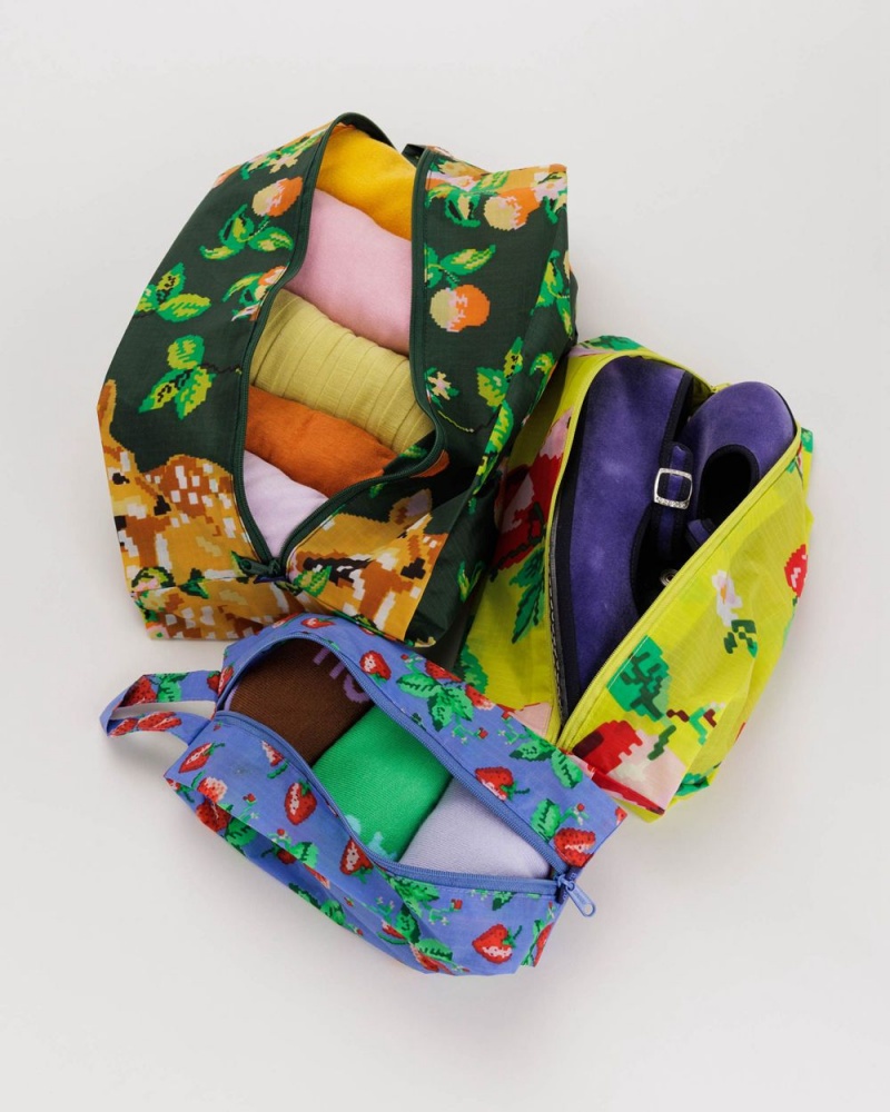 Needlepoint Fruit Baggu 3D Zip Set | 370-BWLJYQ