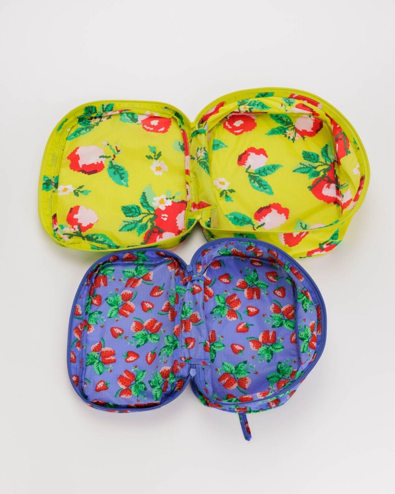 Needlepoint Fruit Baggu Packing Cube Set | 352-SFXZVJ