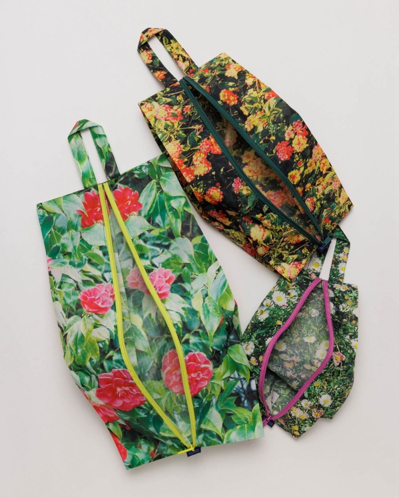 Photo Florals Baggu 3D Zip Set | 082-UIRAMX