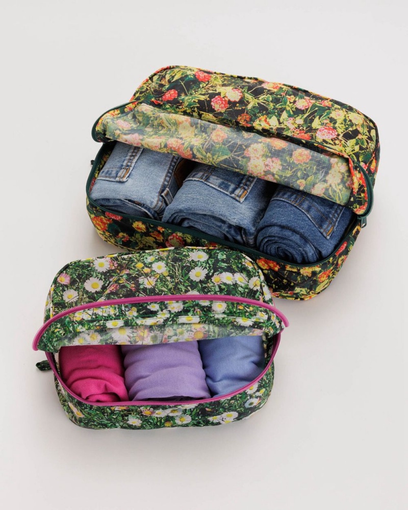 Photo Florals Baggu Packing Cube Set | 268-UBOQVF