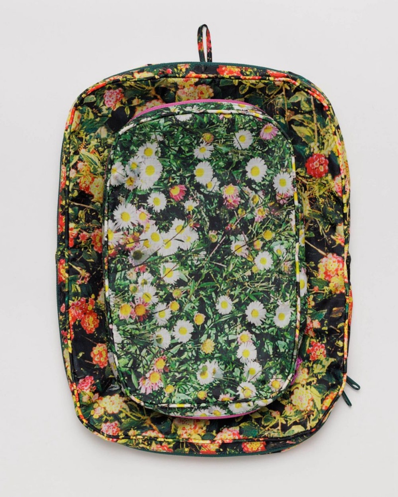 Photo Florals Baggu Packing Cube Set | 268-UBOQVF