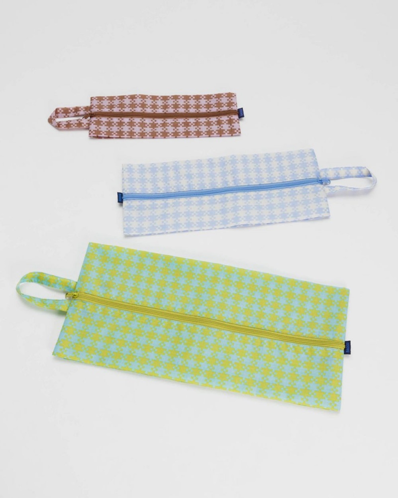 Pixel Gingham Baggu 3D Zip Set | 894-HPFTOW