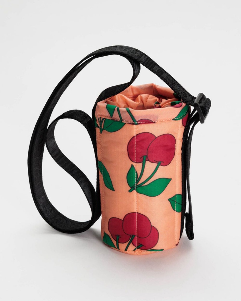 Sherbet Cherry Baggu Puffy Water Bottle Sling | 405-WGBEFJ