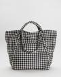 Black & White Pixel Gingham